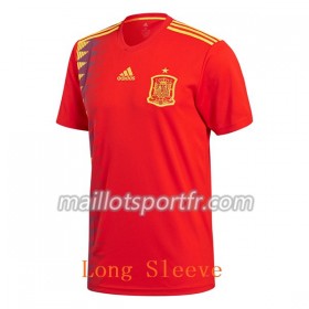 Maillot de Foot Espagne Domicile Coupe du monde 2018 ML